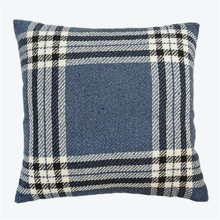 YOUNGS 18 x 18 in. Cotton Hand Woven Pillow 11499